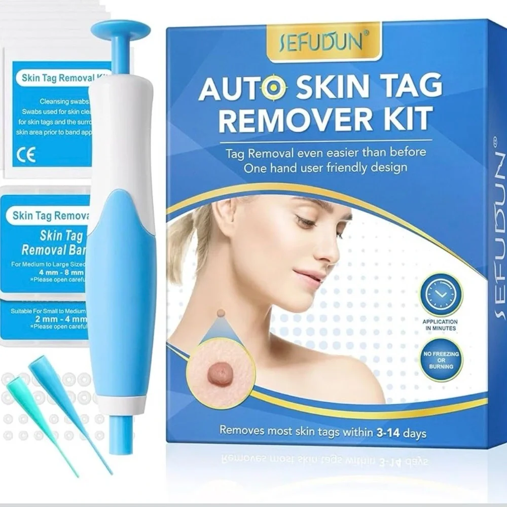 Skin Tag Remover Kit Device FDA-Cleared Safe & Effective for Home Use